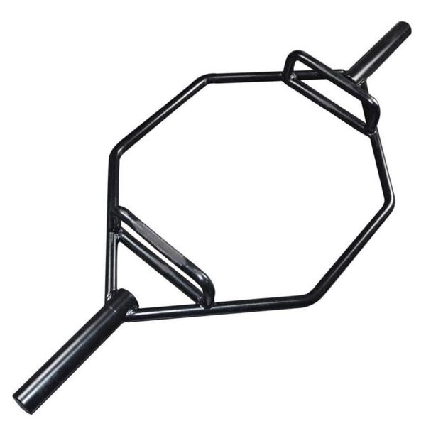 黒ヘックスバー 中空リングバー スクワッ六角バーベルバー  直径2.5cm/5cm ステンレス鋼+クロムメッキ表面デザイン ジム屋内エクササイズフィットネス機器