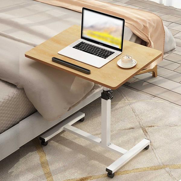 サイドテーブル キャスター付き コの字型デザイン 折りたたみ