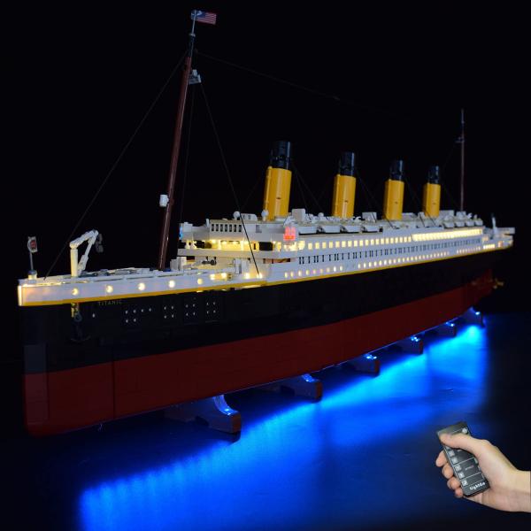 互換性：LEDライトキットはレゴ10294用に特別に設計されており、ビルディングブロックモデルを照らすことができます。注：これは単なるLEDライトキットです。レゴセットは含まれていません！電源：USB電源、リモコン付き、使いやすい。キャビン...