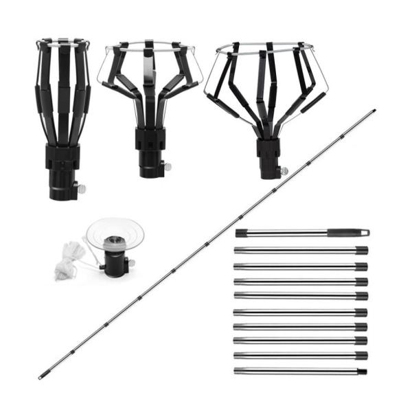 埋め込み式電球チェンジャー: LED 電球や蛍光灯などのさまざまな種類の電球を交換するために使用できます。高天井用の電球チェンジャー: 幅広い電球や器具と互換性があり、あらゆる照明ニーズに対応する多用途ツールです。電球用の電球チェンジャー:...