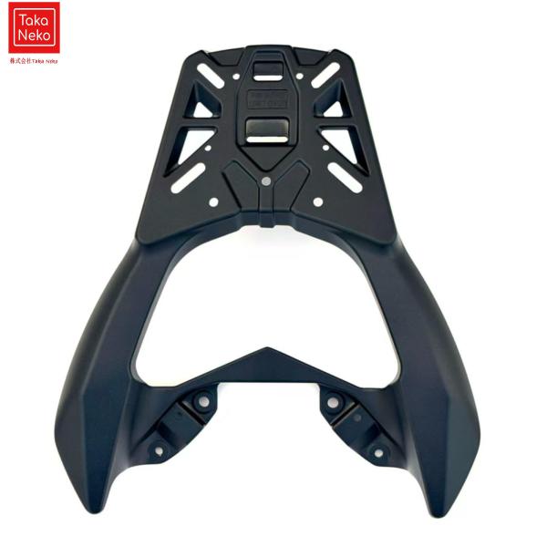 NMAX155専用設計のリアキャリア アルミ製 耐荷重50kg 2025〜2026年モデル対応 リアボックス取り付け可能 ブラック バイク用