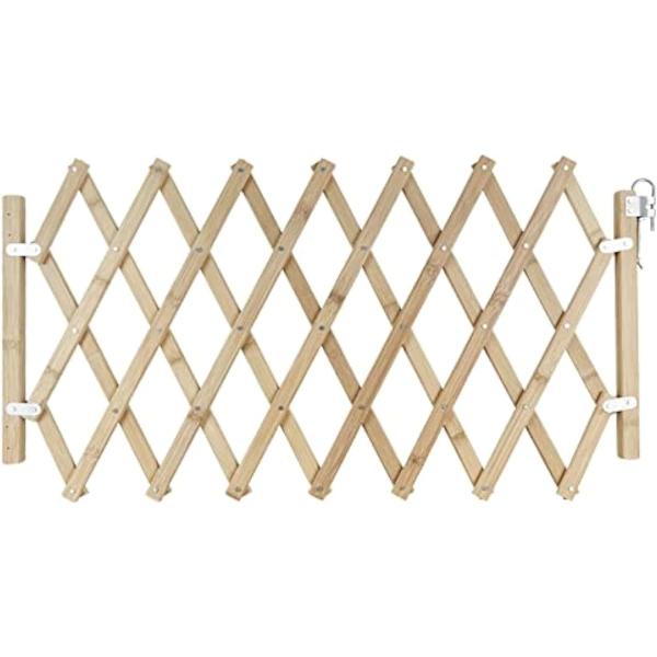 【アクティブ】：屋内・屋外で活躍!アコーディオンのように伸ばして広げるフェンスです【ご注意:焼き加工の為、開封直後はススがつく恐れがございます】汚れても良い軍手等着用して組立ください。【天然素材】天然木杉材で作られ、美しい木目調で見えます。...