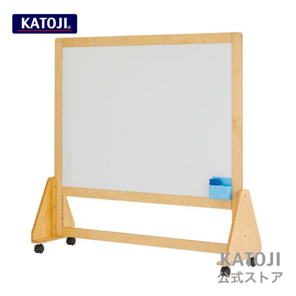 ホワイトボード お子様が書きやすい高さ スタンド式 イレイザー付 KATOJI カトージ