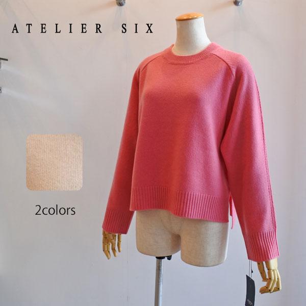 ATELIER SIX（アトリエシックス） 7Gウールニット クルーネックニット