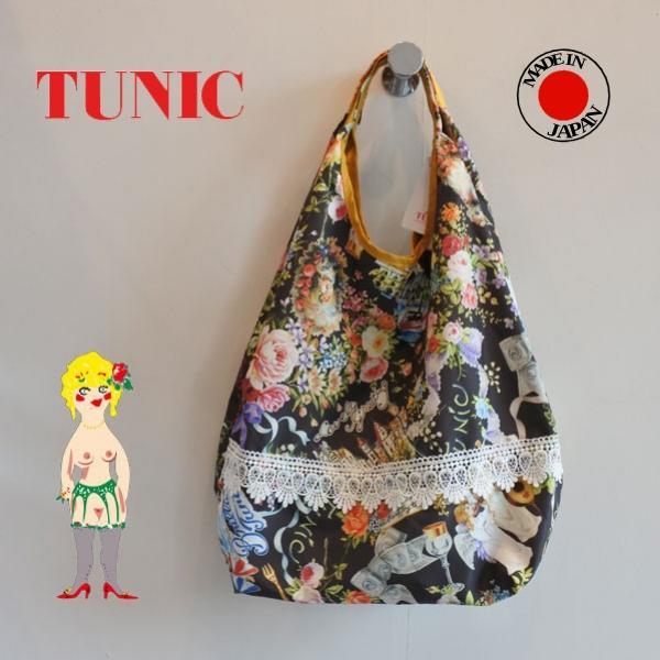 チュニック TUNIC マリンラブのレーシーBag トートバッグ 17426 日本製