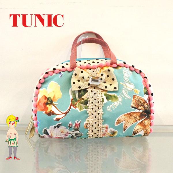 チュニック TUNIC ゴールドリボンのコスメポーチ 17431 日本製 鴨居