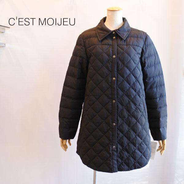 C`EST MOIJEU セモアージュ 極薄ダウンジャケット 衿付き 超軽量 C`EST MOIJEU セモアージュ 極薄ダウンジャケット 衿付き 超軽量