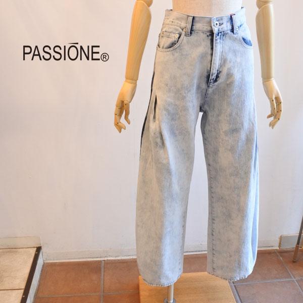 PASSIONE（パシオーネ） カーブシルエットデニムパンツ ジーンズ ハイ