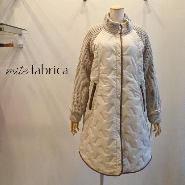 UNDICI・NOVE（ウンディッチ・ノーベ） ニット切り替え中綿入りコート