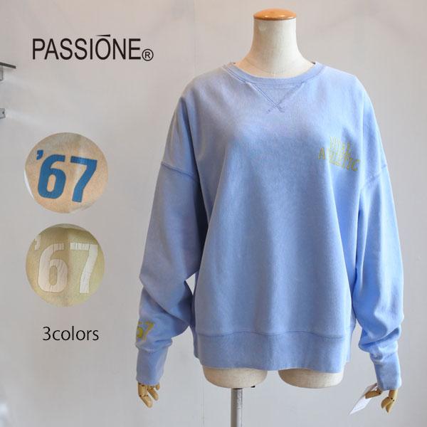 PASSIONE（パシオーネ） 40％OFF SALE ヴィンテージ風トレーナー 