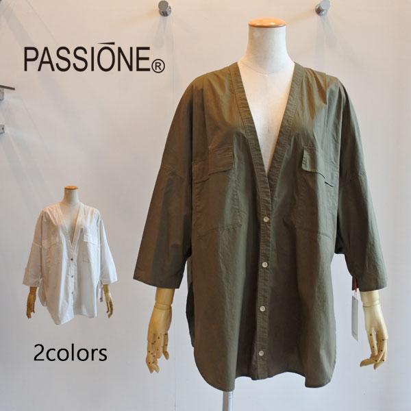 PASSIONE（パシオーネ） 30％OFF コットンタイプライターシャツ