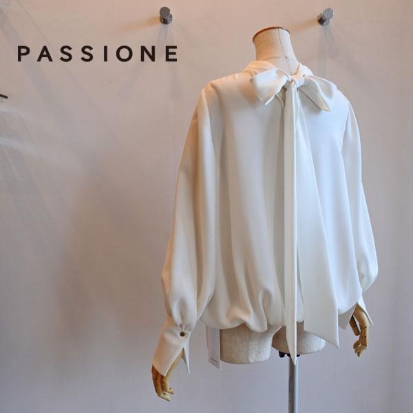 PASSIONE（パシオーネ） バックりぼんブラウス リボン フォーマル