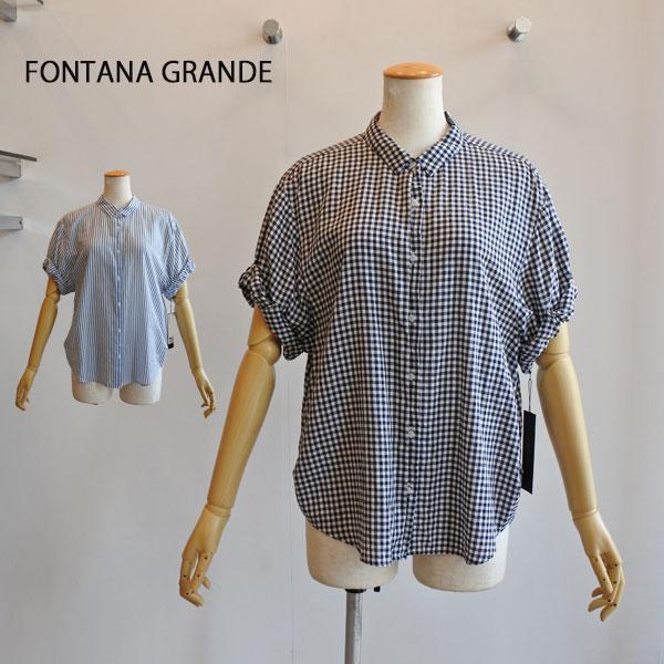 コメリ フォンタナグランデ ブラウス Fontana Grande花柄長袖 リネン 