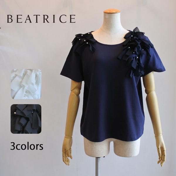 BEATRICE（ベアトリス） 40％OFF SALE フリルリボントップス Tシャツ 