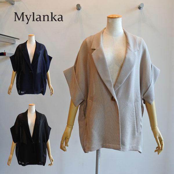 MyLanka（ミランカ） 30％OFF SALE ハーフスリーブジャケット シアー 