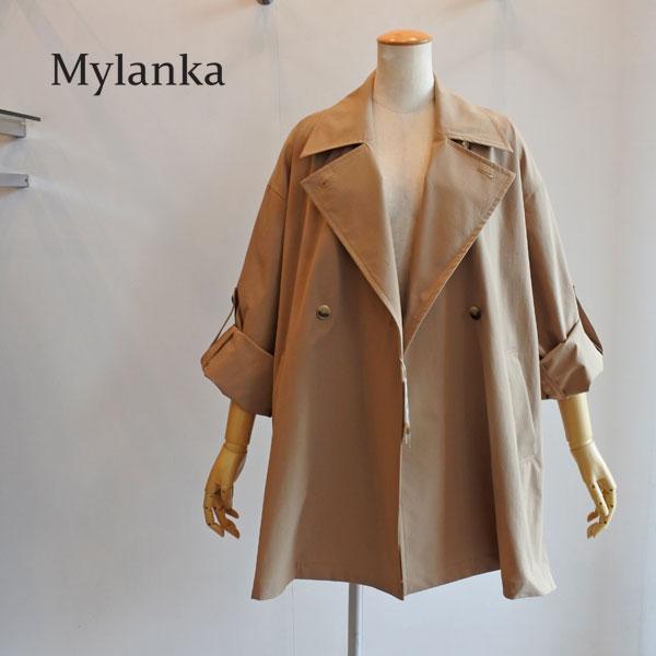 MyLanka（ミランカ） 撥水コート スプリングコート ダブル オーバー 