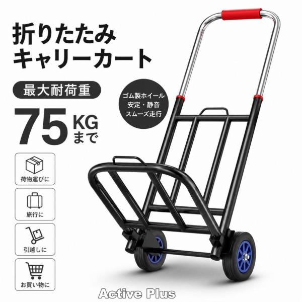 キャリーカート 折りたたみ 軽量 台車 コンパクト ハンドトラック ハンドキャリー 家庭用 旅行用 業務用 防災用品 荷物運び 耐荷重