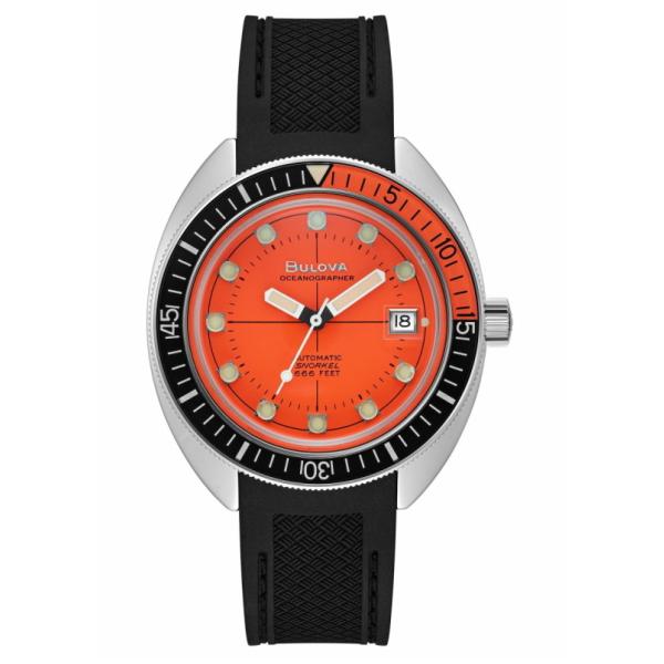 BULOVAu[o@OceanographerI|VmOt@[@Devil Diverfr_Co[@200h̎rv P[Xa41~(ORG)