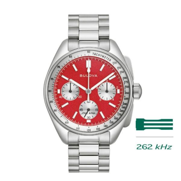 BULOVA ブローバ Lunar Pilot ルナ・パイロット クォーツ・クロノグラフ ブラッドムーン 腕時計 MOON WATCH ムーンウォッチ 96K115 ブラッドムーン