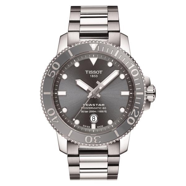 Tissot ティソ Seastar 1000 シースター オートマチック グレー