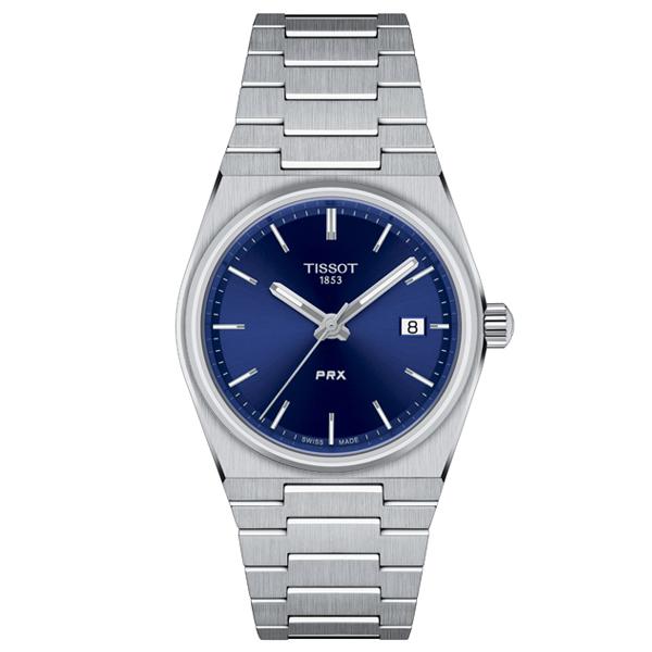 Tissot eB\ PRX s[A[GbNX NH[crv {[CYTCY 10Ch [J[ۏؕt fT-NVbN jZbNX 35~(BLU)