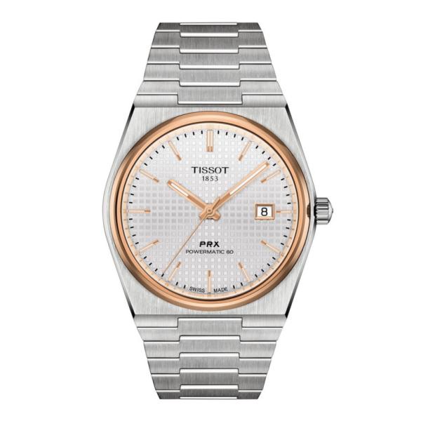 Tissot eB\PRX Automatic s[A[GbNX I[g}eBbN rv K㗝Xi jprv 10Ch fT-NVbN(WH)