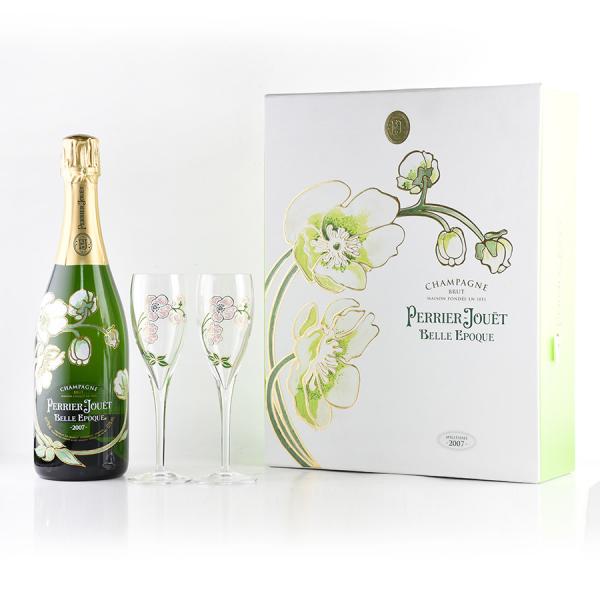 Perrier Jouet ベルエポック　 シャンパングラス　6脚　箱に汚れあり Perrier Jouet ベルエポック シャンパングラス 6脚 箱に汚れあり