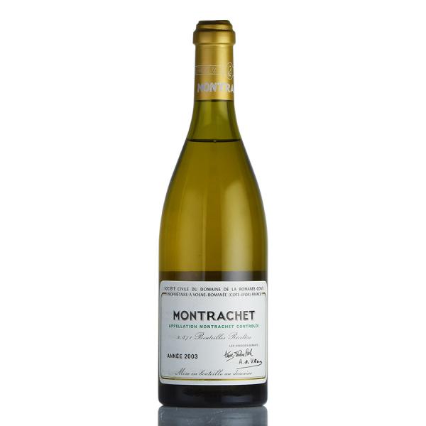 DRC モンラッシェ MONTRACHET 2003 空ボトル 空瓶 コルクあり ロマネコンティ モンラッシェ 2003 液面低め ドメーヌ ド ラ
