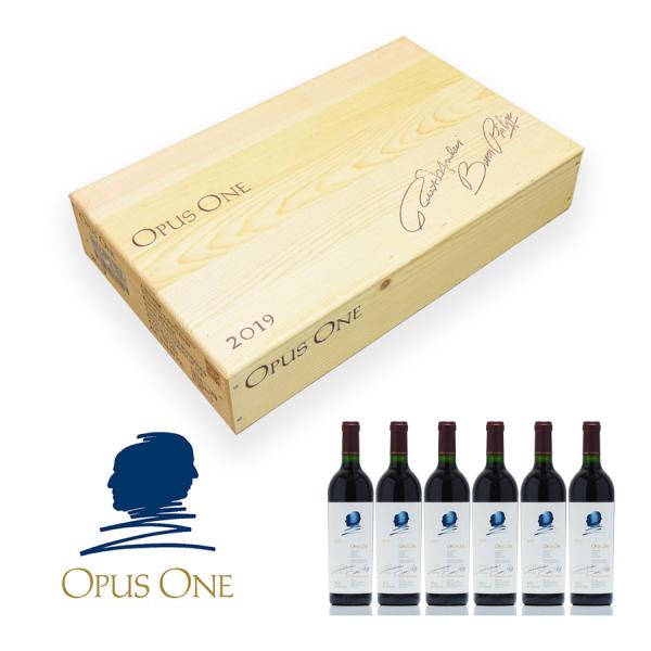 Opus One 2019 木箱付き オーパス ワン 2019 1ケース 6本 オリジナル木箱入り オーパスワン