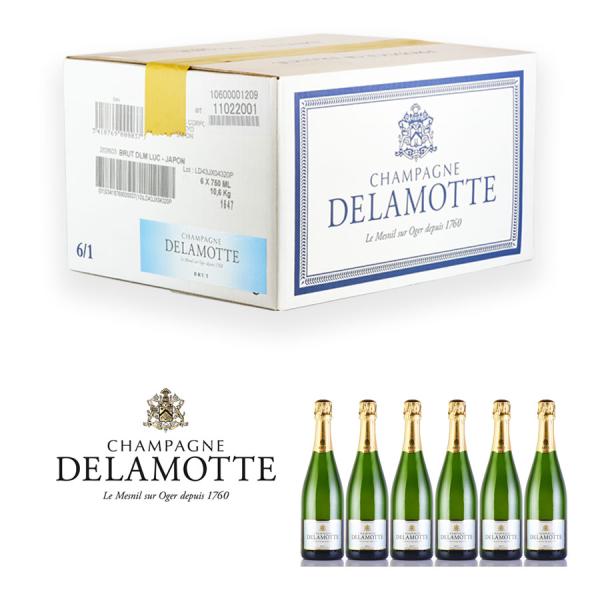 ドゥラモット ブリュット NV 1ケース 6本 正規品 Delamotte Brut フランス シャンパン シャンパーニュ