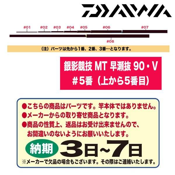 DAIWA（釣り） ☆ダイワ 鮎ロッドパーツ 06221842 銀影競技