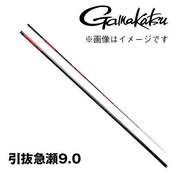 予約 鮎竿 2025NEW がま鮎 エクセルシオ エルクラウン 引抜急瀬9.0