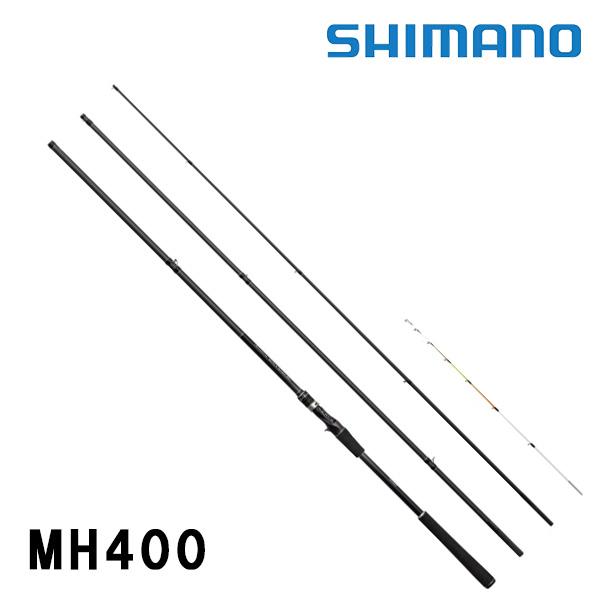 ■MH400イケス中央を狙う際や置き竿釣法に優れた4mレングス。高活性時の真鯛などの数釣りから、不意の青物にも余裕の対応力を発揮。シリーズで最も長いレングスにより、イケス中央部の魚が溜まりやすい一級ポイントを直撃可能。また、全長が長く、しな...