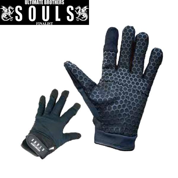 ソウルズ　メッシュグローブ　ブラック　 L L SOULS（ソウルズ） 2024年メッシュグローブ グレー レッド ブラック