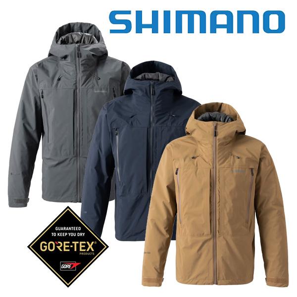 シマノ RB-032W GORE-TEX インサレーションレインジャケット ブルー