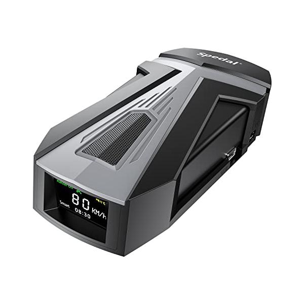 Spedal レーザー＆レーダー探知機 新型光オービス(レーザー式移動オービス)対応 18バンド受信 DSP技術 長距離&amp;広範囲探知 GPS&a