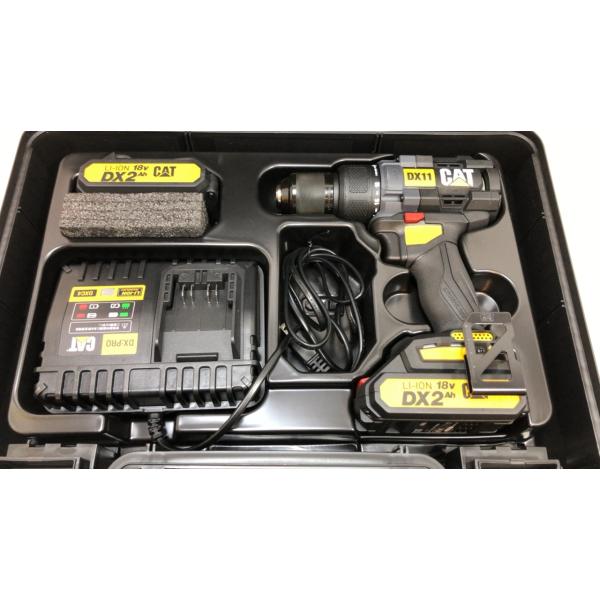 未使用品! CAT 18v 充電式 ドリルドライバー DX11 ブラシレス 未使用品! CAT 18v 充電式 ドリルドライバー DX11 ブラシレス