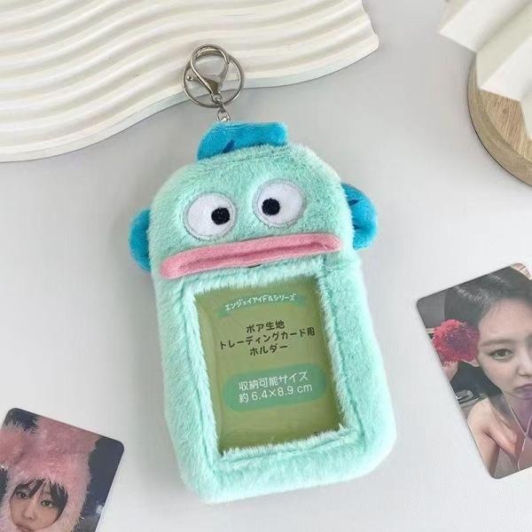 ハンギョドン パスケース ぬいぐるみ 可愛い 定期入れ レディース id