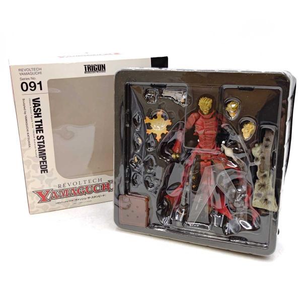 海洋堂 - 海洋堂 フィギュア トライガン ヴァッシュ・ザ・スタンピード リボルテックヤマグチ No.091 中古】KAIYODO 海洋堂 リボルテックヤマグチ 091 ヴァッシュ・ザ