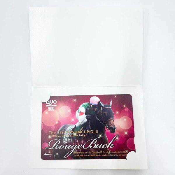 [タイプ] ルージュバック QUOカード 500円分 エプソムカップ[状態] 未使用品