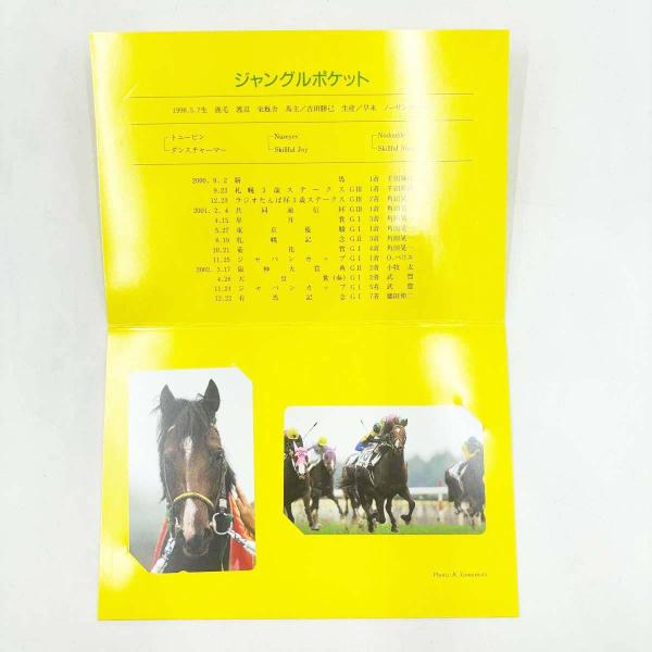 [タイプ] PRC 限定発売 ジャングルポケット 引退記念 FOREVER テレホンカード[状態] 未使用品