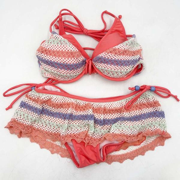 [ブランド] ru アールユー[タイプ] ビキニ 水着 9[対象] レディース[状態] 多少の使用感はありますが、目立った汚れや傷みなどはみられません。ホームクリーニング済み。