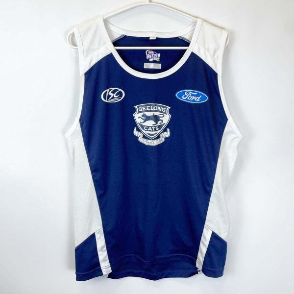 [タイプ] ISC AFL Geelong Cats FORD AFL ラグビー ジーロング キャッツ オーストラリア ジャージ ユニフォーム[表記サイズ] M[身幅] 約55cm[着丈] 約70cm[状態] ある程度使用感があり、プリント...