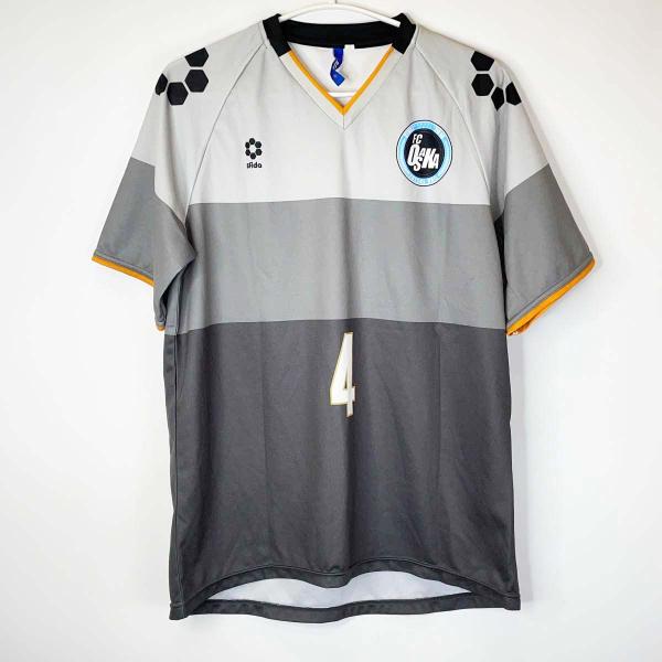 【中古】スフィーダ FC大阪 ユニフォーム シャツ #4 支給品 実使用 L SFIDA
