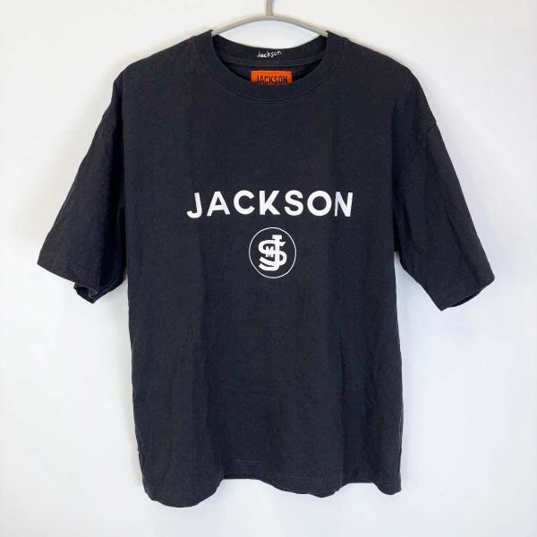 【中古】JACKSON MATISSE × BAYFLOW 半袖Tシャツ B SUPER MARKET 3 ブラック BM2107TO01 メンズ ジャクソンマティス ベイフロー