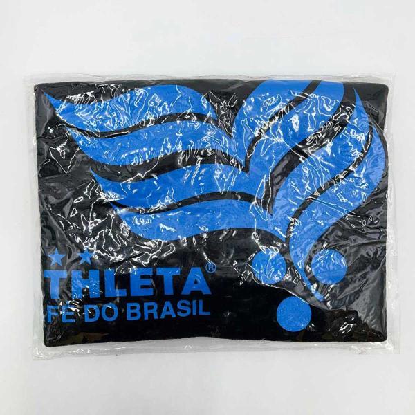【中古・未使用品】アスレタ ネックウォーマー ブラック/ブルー ATHLETA サッカー フットサル