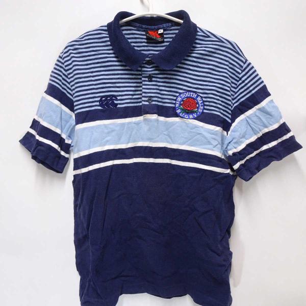 [ブランド] カンタベリー[タイプ] NEW SOUTH WALES ニューサウスウェールズ ワラターズ ラグビー ジャージ 半袖 ラガーシャツ[表記サイズ] M[対象] メンズ[身幅] 約51cm[着丈] 約66cm[肩幅] 約44cm[...