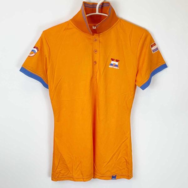 [ブランド] ハリーズホース Haryy's Horse[タイプ] ポロシャツ 半袖 ライディングシャツ[表記サイズ] S[対象] レディース[型番] 116688[カラー] オレンジ[身幅] 約45cm[着丈] 約62cm[状態] 未使用品