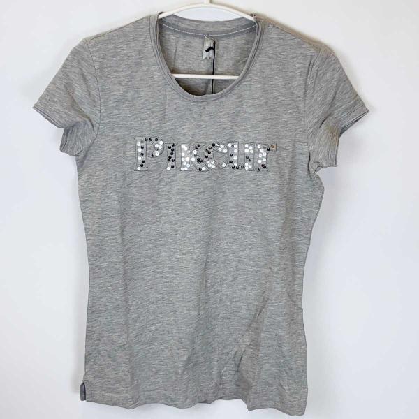 【中古・未使用品】ピカー 半袖Tシャツ ライディングシャツ LINNEA 36 グリーン 323100 レディース PIKEUR 乗馬 馬術