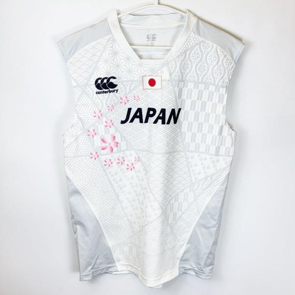 [ブランド] カンタベリー[タイプ] 2021 車いす ラグビー 日本代表 ジャージー[表記サイズ] 4L[対象] メンズ[型番] R31990WHB[身幅] 約55cm[着丈] 約74cm[状態] 目立った傷みや汚れはみられません。